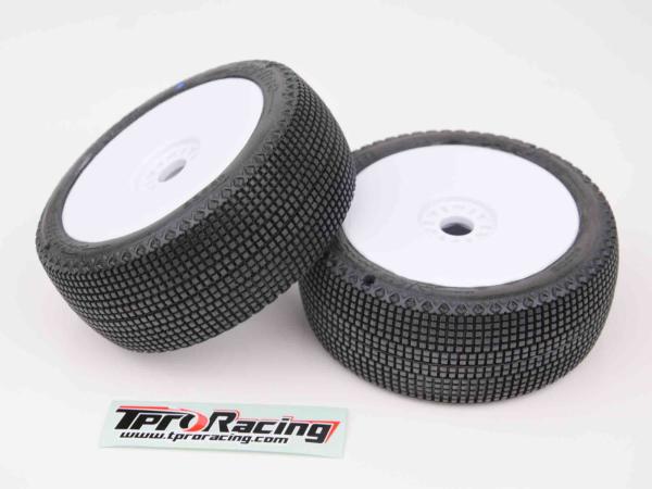 TPRO 1/8 OffRoad SKYLINE Super Soft T4 Weiß Dish (2)
